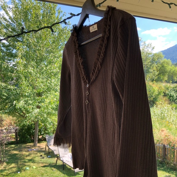 Dark brown Courrèges top - Picture 2 of 3